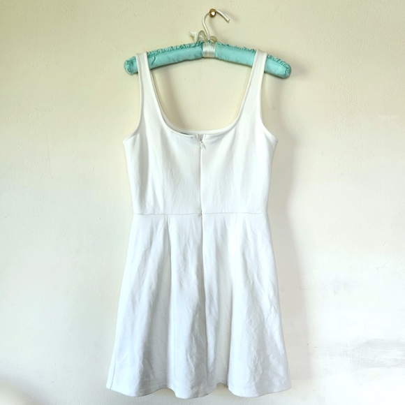 Lulus "Always Admired" White Sleeveless Mini A-line Dress | Size S - Picture 8 of 14
